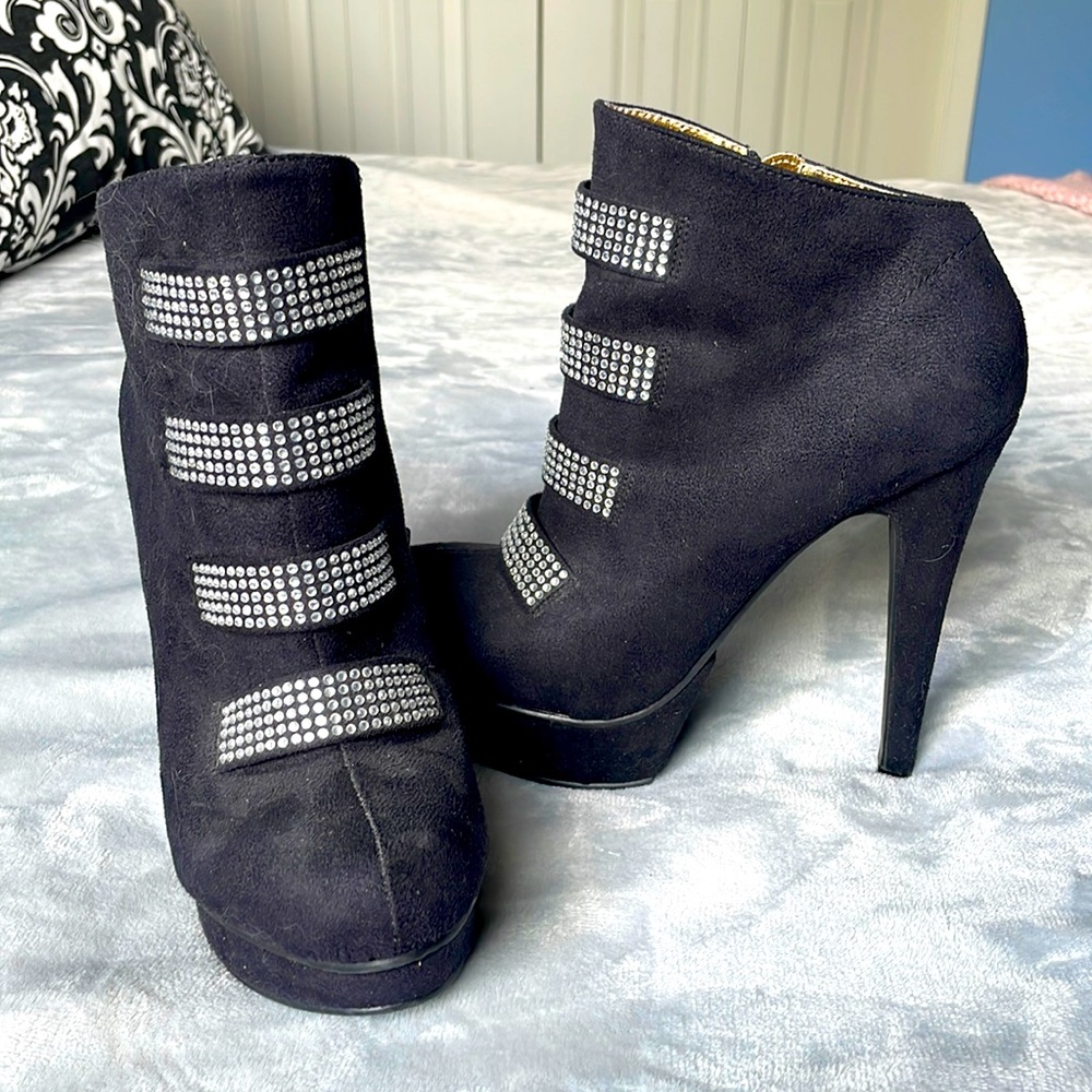Michael Antonio Bling Booties, Size 7.5